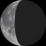 Moon phase on Mon 25th Nov