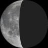 Moon phase on Mon 16th Jan