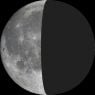 Moon phase on Wed 6th Dec