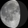Moon phase on Wed 23rd Mar