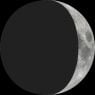 Moon phase on Sat 29th Oct