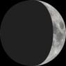 Moon phase on Fri 24th Feb
