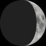 Moon phase on Mon 7th Mar