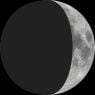 Moon phase on Thu 1st Sep