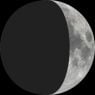 Moon phase on Sun 30th Oct