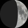 Moon phase on Mon 7th Feb
