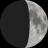 Moon phase on Sat 21st Oct