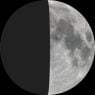 Moon phase on Sat 9th Apr