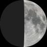 Moon phase on Sun 22nd Oct