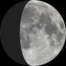 Moon phase on Fri 15th Oct