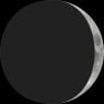Moon phase on Mon 4th Apr