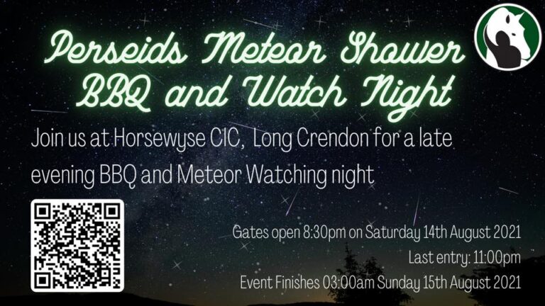 See the perseids at Horsewyse