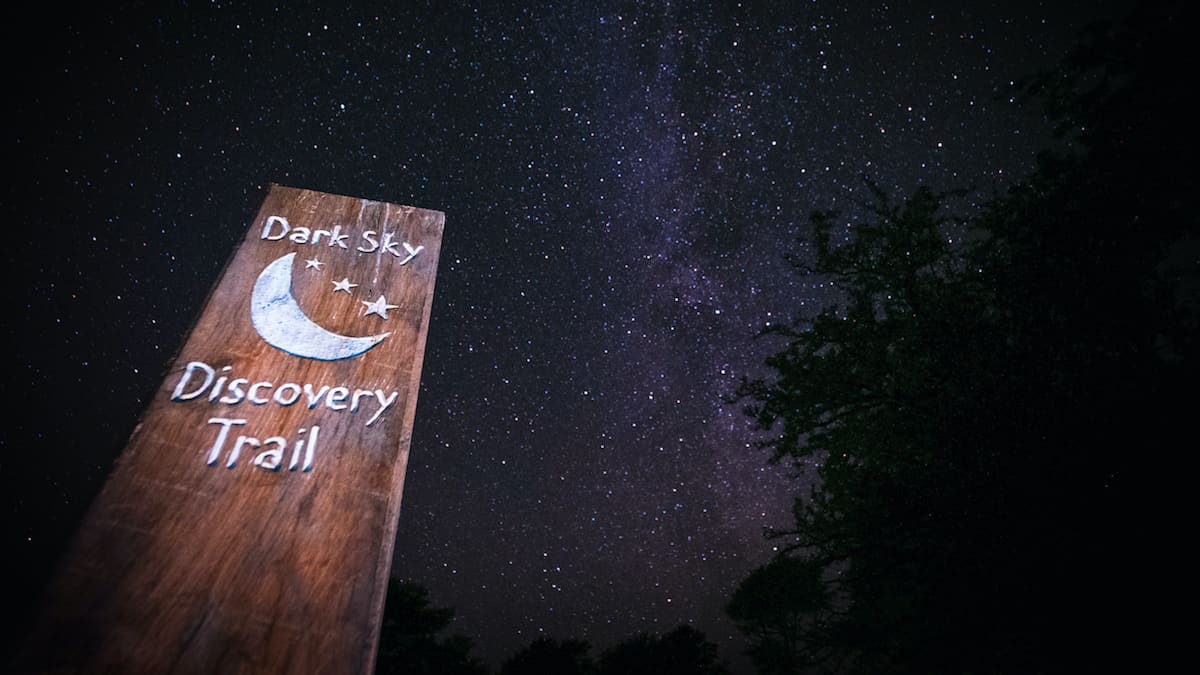 Dark Sky Discovery Trail - semi-guided dark skies experience