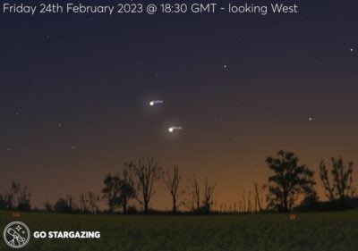 Jupiter and Venus conjunction - 24th February 2023