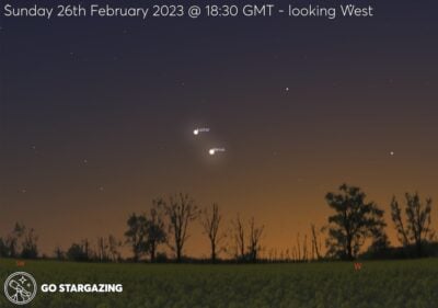 Jupiter and Venus conjunction - 26th February 2023