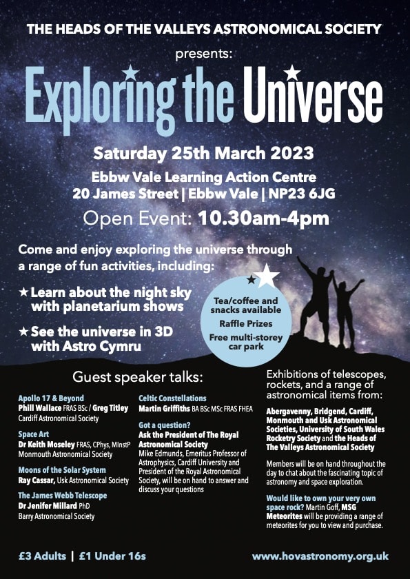 Exploring the Universe Astronomy Open Day
