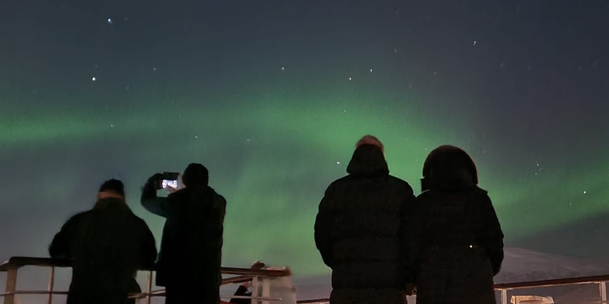 Northern Lights as seen from Borealis