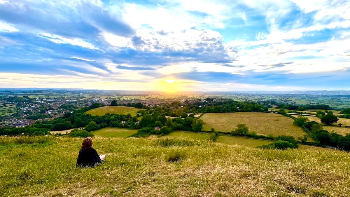 See the lunar eclipse from Glastonbury Tor