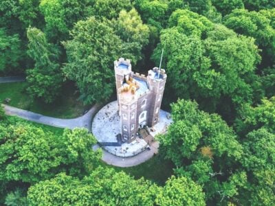 Stargazing from the Severndroog Castle Roof