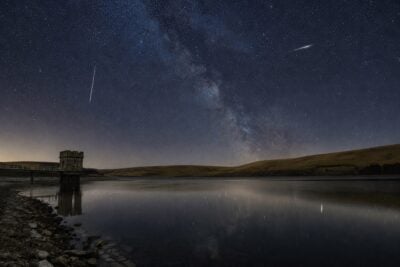 Milky Way and Meteor Photography at Burnhope Reservoir