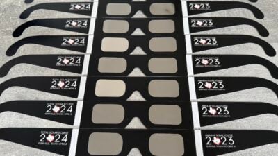 Solar glasses for the August 2026 partial eclipse