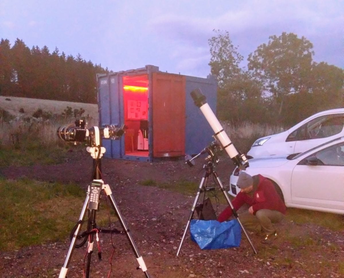 Stargazing at Kirkhill Observatory