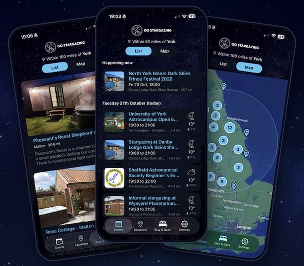 Go Stargazing mobile app